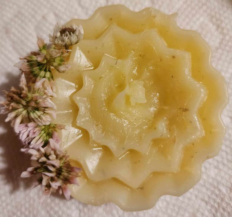 White clover lotion bar