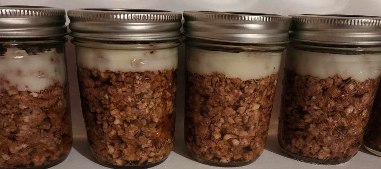 Canned pork sausage