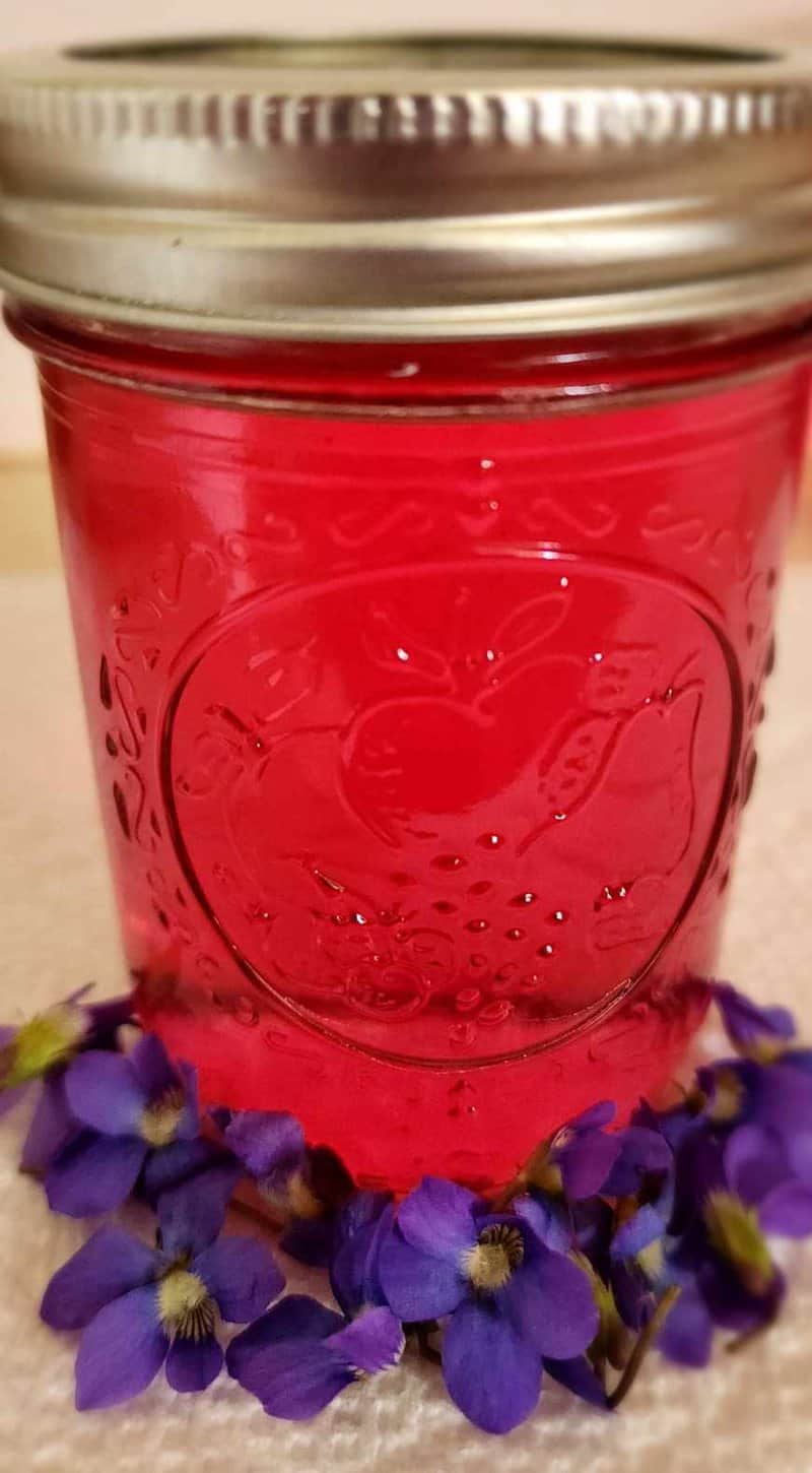 violet jelly recipe