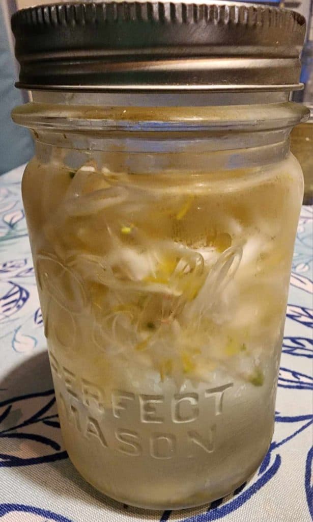 Honeysuckle tea after refrigeration