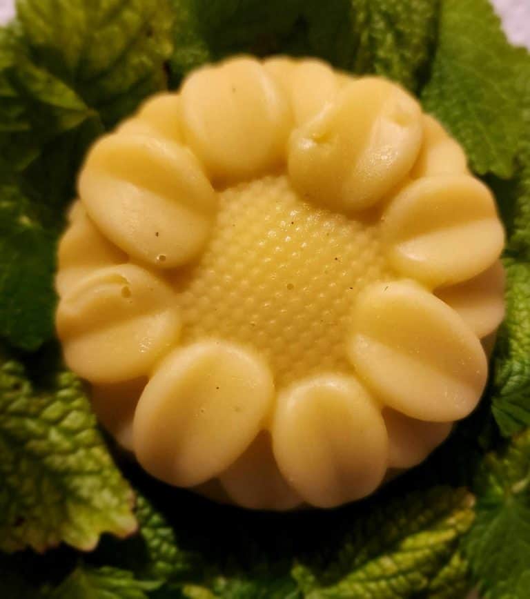 lemon balm lotion bar