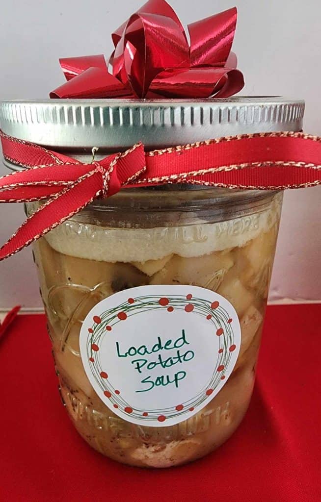 Loaded potato soup as a Christmas gift