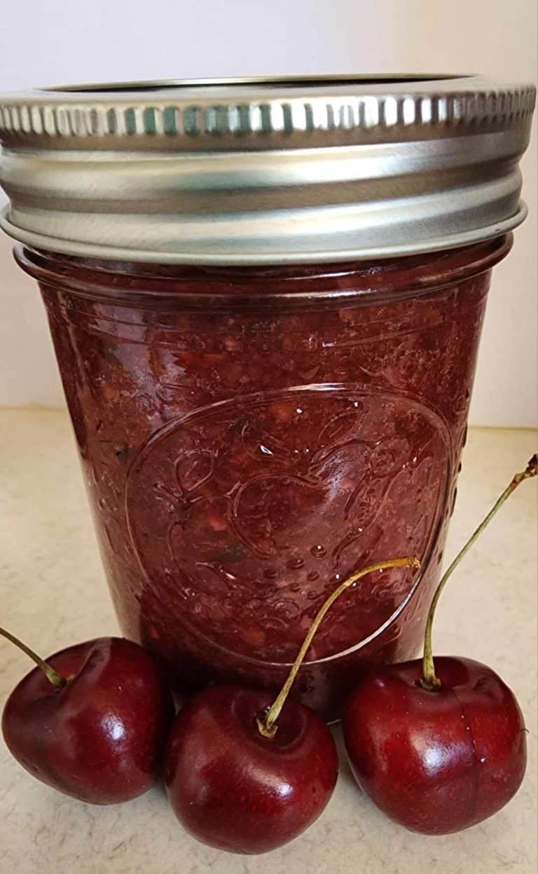 jar of cherry jalapeno bourbon bbq sauce