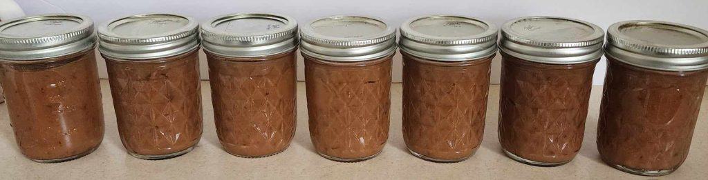 7 jars of apple jalapeno bourbon bbq sauce