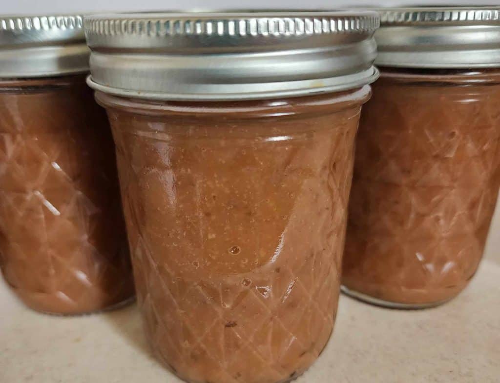 jar of apple jalapeno bourbon bbq sauce