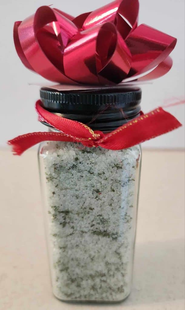 rosemary salt as a Christmas gift