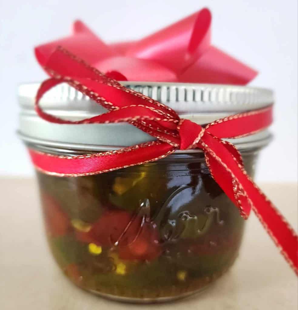 christmas cowboy candy with a bow