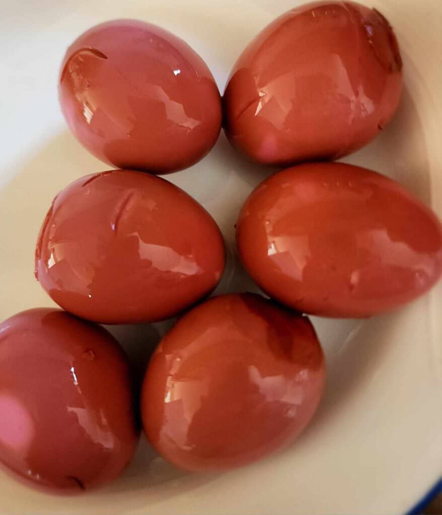 Beet pickled eggs