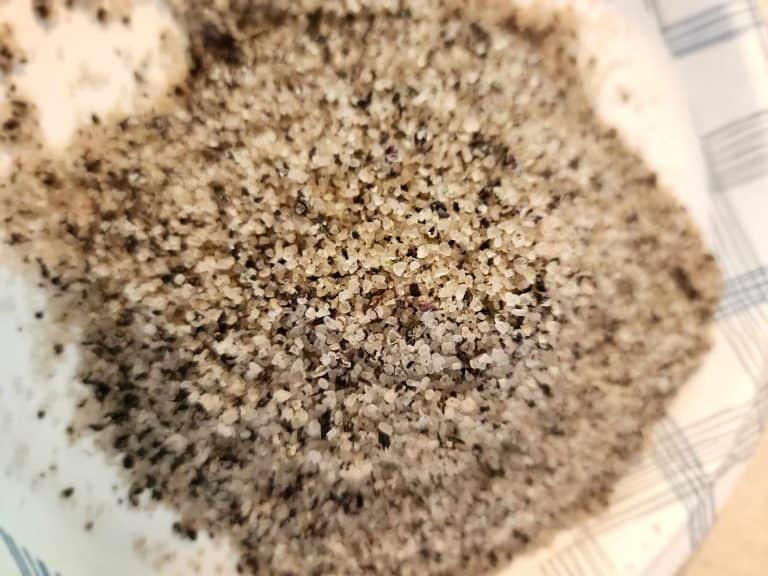purple basil herbal salt