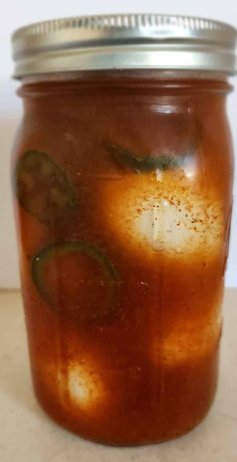Spicy Cajun Pickled Eggs