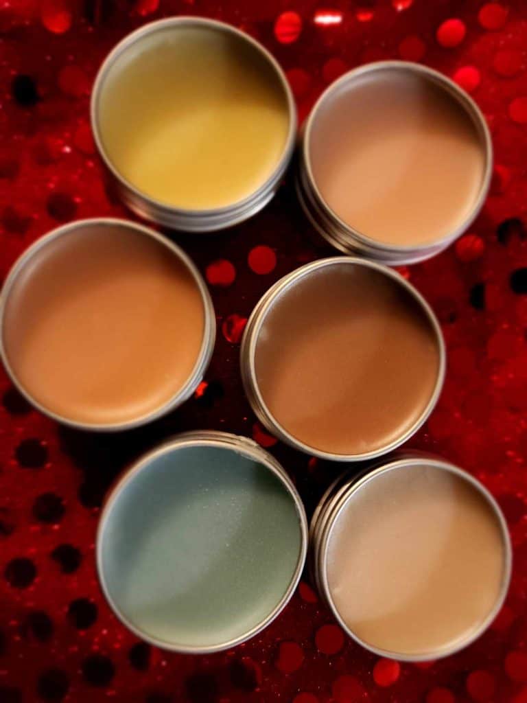 lip balms in different colors