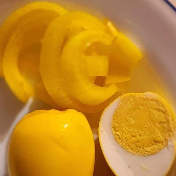 mustard pickled eggs
