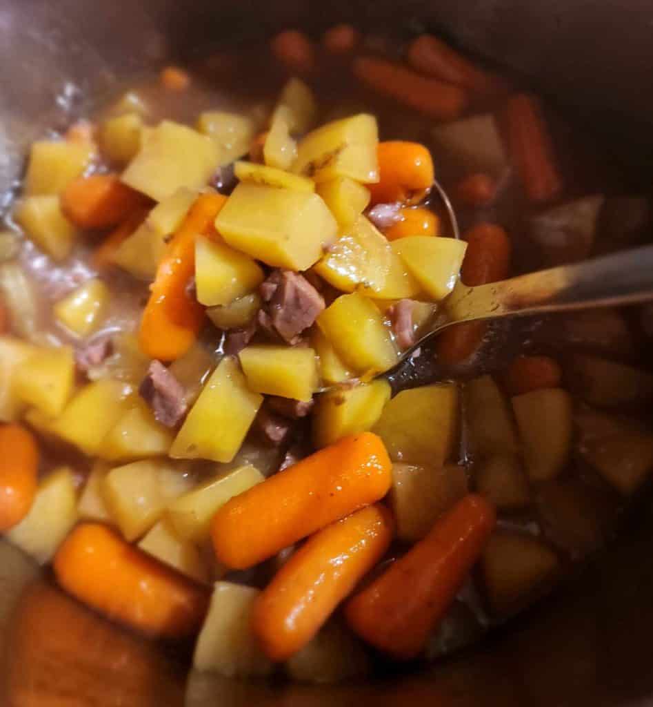 the instant pot beef stew after cooking