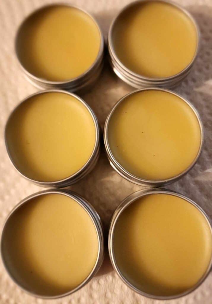 Calendula lip balm set in the tins