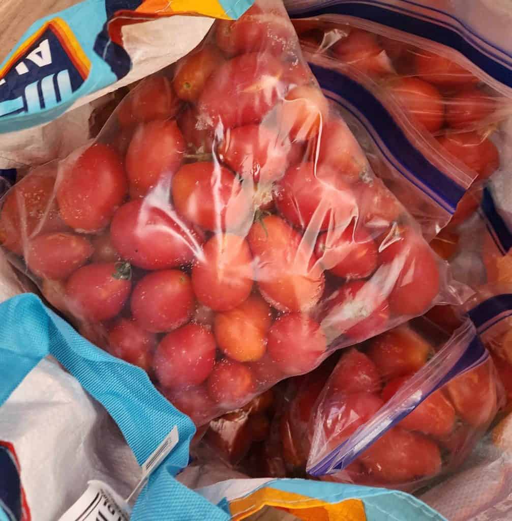 frozen tomatoes