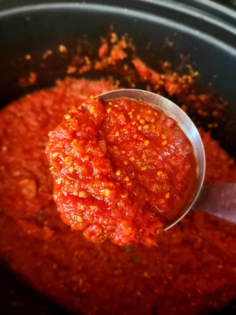 pizza sauce made from frozen tomatoes