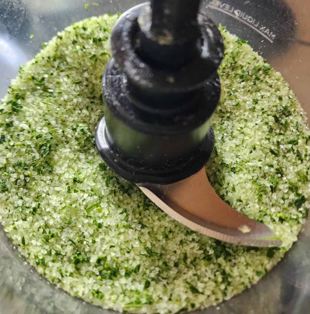 tarragon salt in food processor