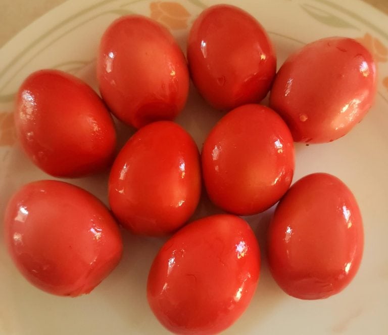 Bloody Mary Pickled eggs