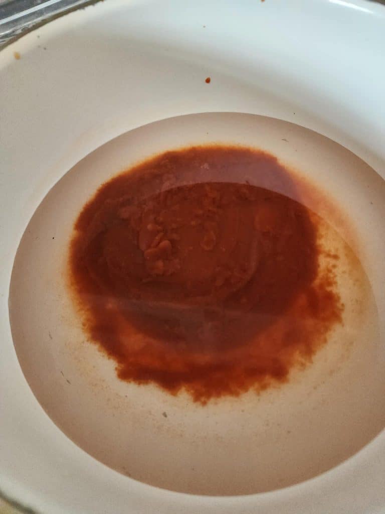 ingredients for sriracha pickled eggs added to pot