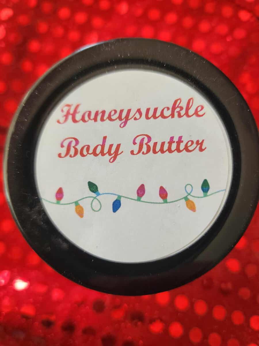 Christmas honeysuckle body butter