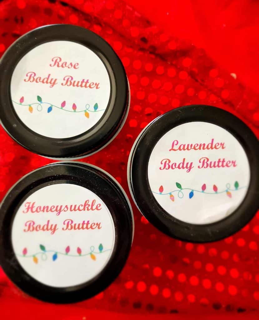 Christmas body butters