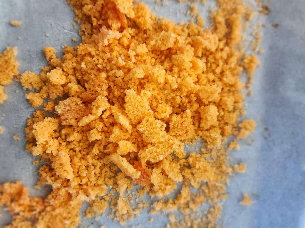 Buffalo ranch salt dried and clumped up