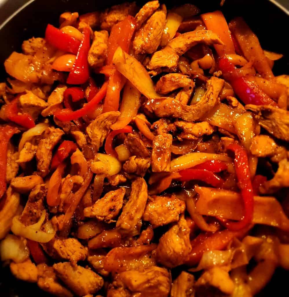 chicken fajitas