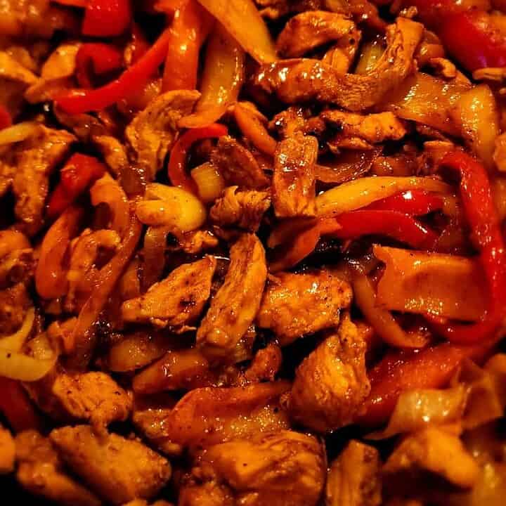chicken fajitas