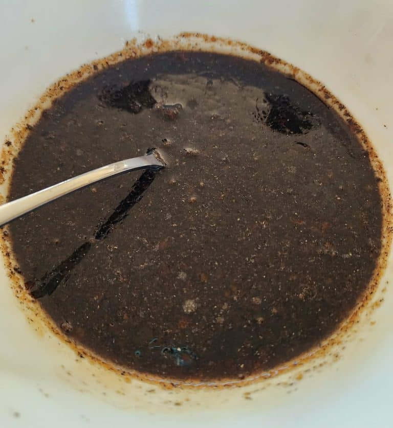 homemade steak marinade in a bowl