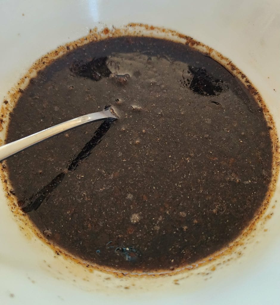 homemade steak marinade in a bowl
