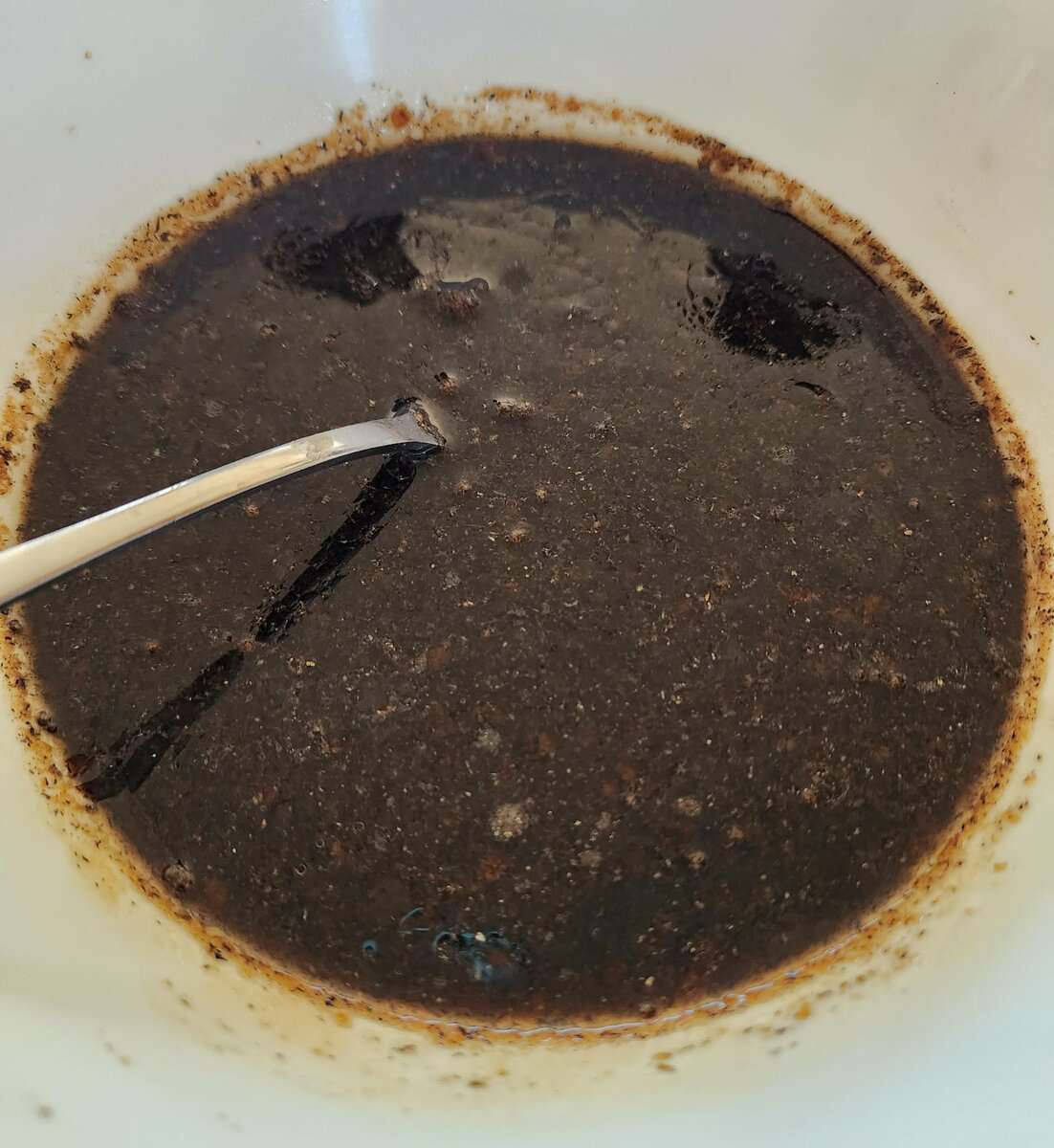 homemade steak marinade in a bowl