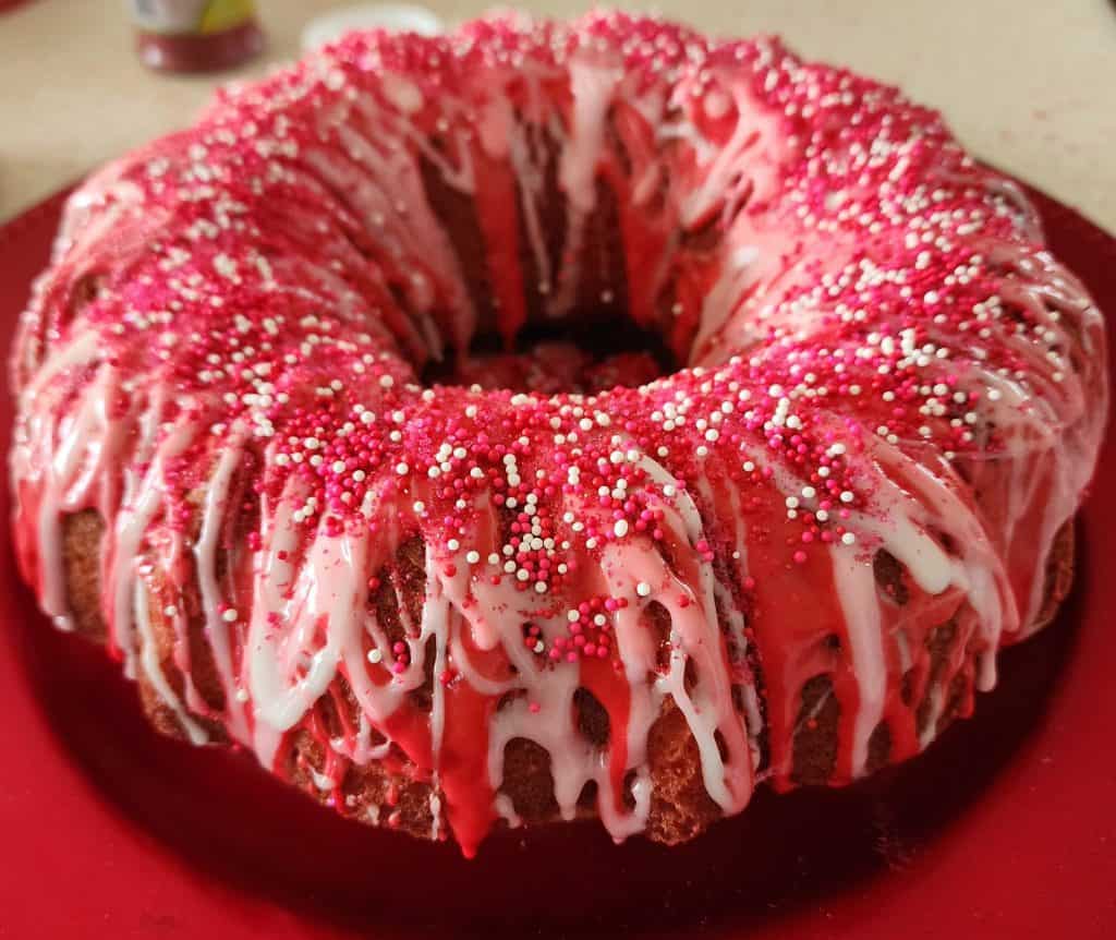 Valentine cake