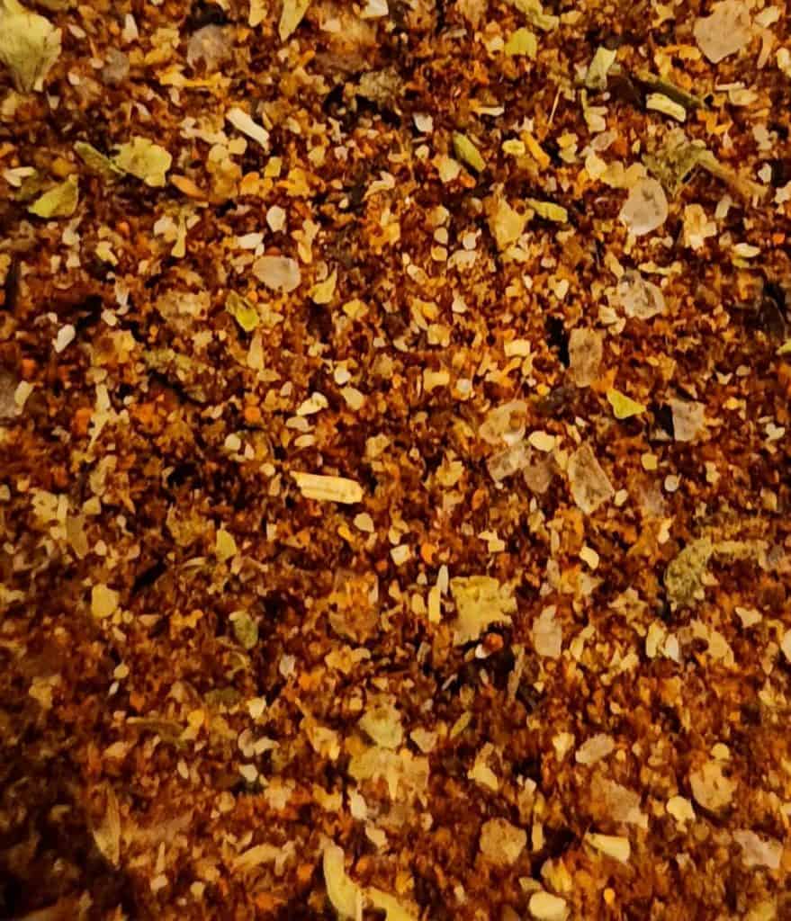 blackened seasoning close up
