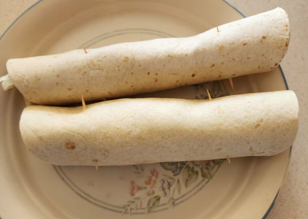 BLT roll ups rolled up