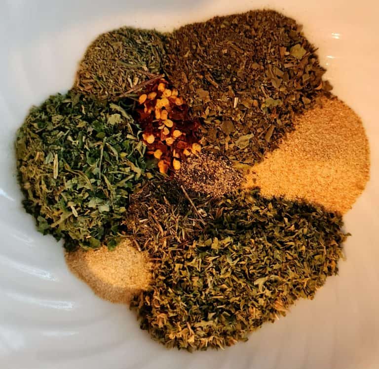 Homemade Italian Seasoning recipe ingredients