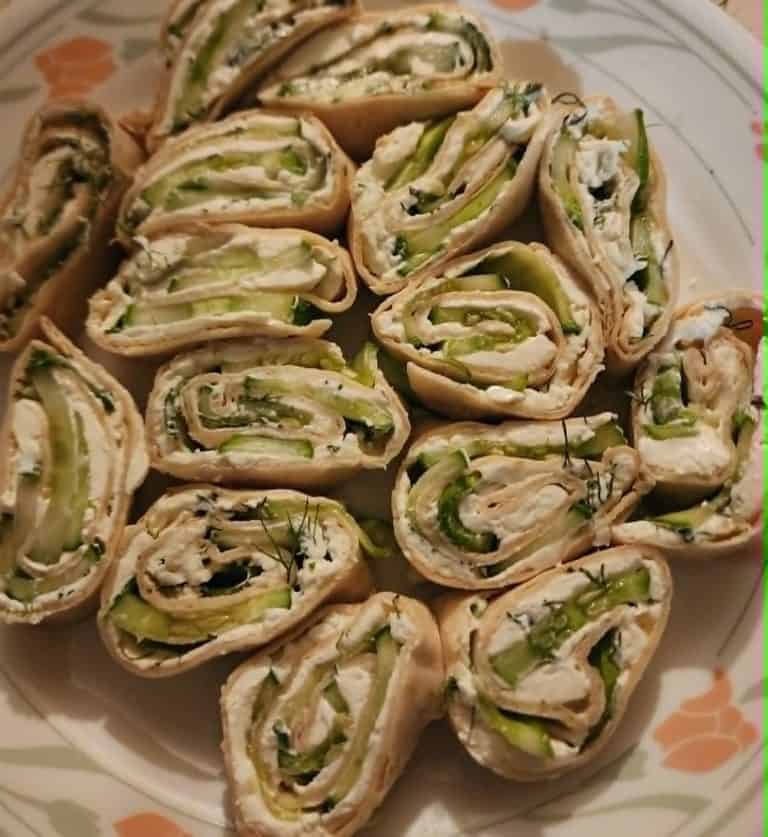 cucumber dill roll ups