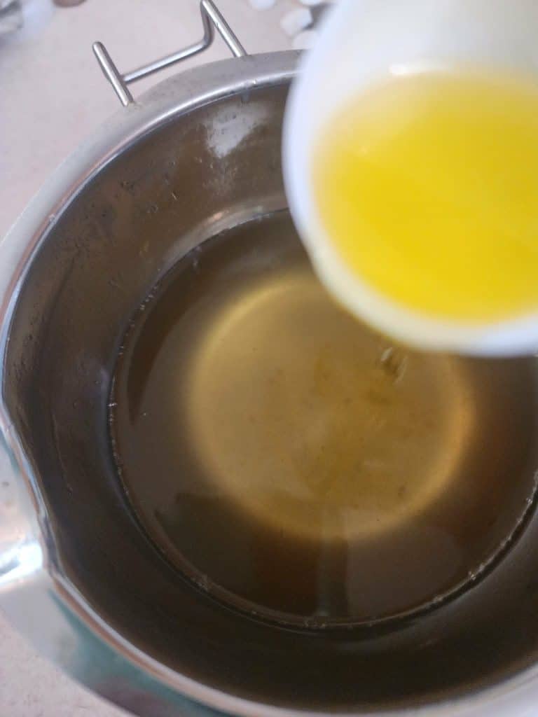 Adding calendula oil for tallow calendula balm