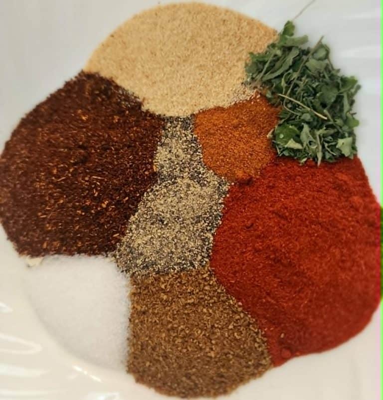 southwest seasoning ingredients in a bowl