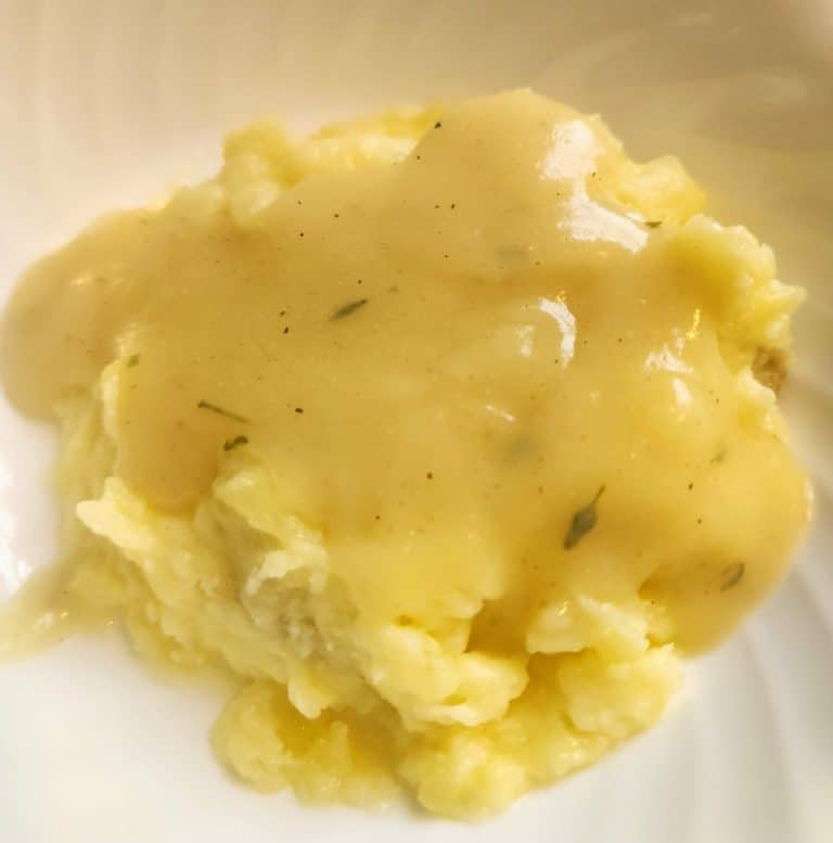 instant pot mashed potatoes with chicken gravy
